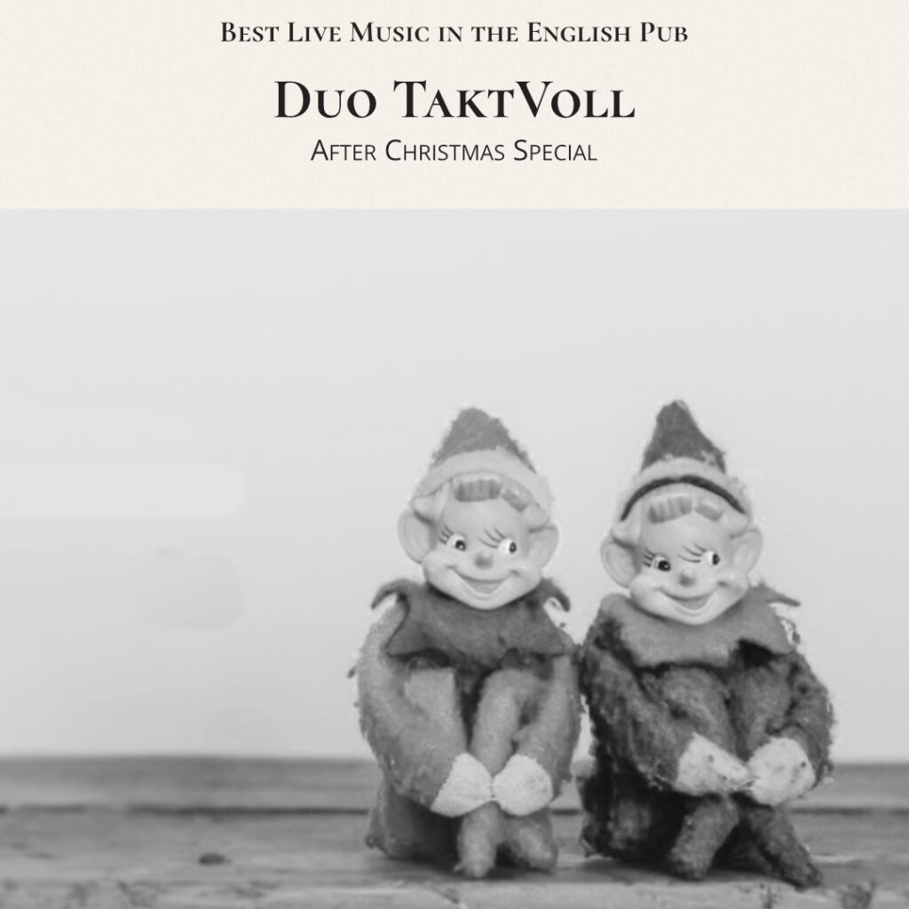 Best Live Music in the English Pub Duo TaktVoll After Christmas Special