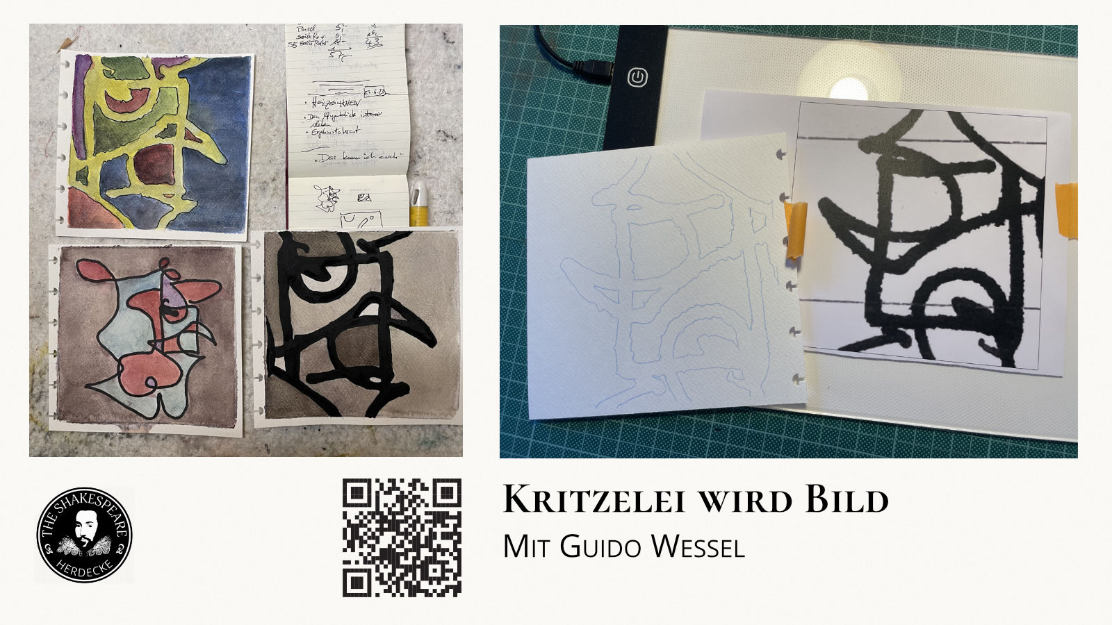 Kritzelei wird Bild Mit Guido Wessel