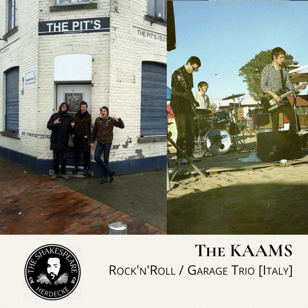 The KAAMS Rock'n'Roll / Garage Trio [Italy]