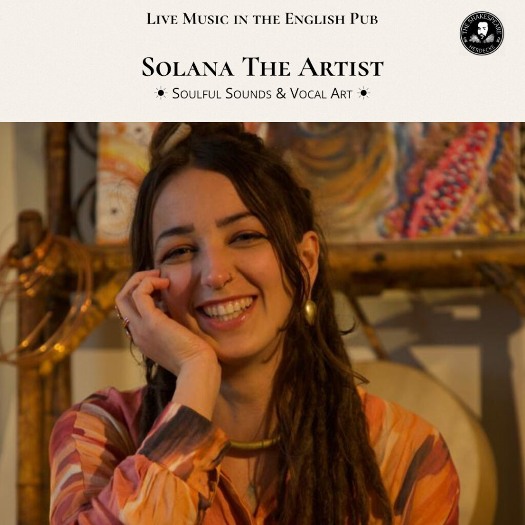 Solana The Artist – The Shakespeare · Pub