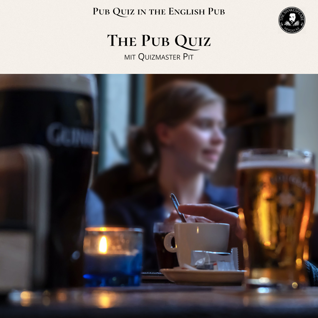 Pub Quiz in the English Pub The Pub Quiz mit Quizmaster Pit