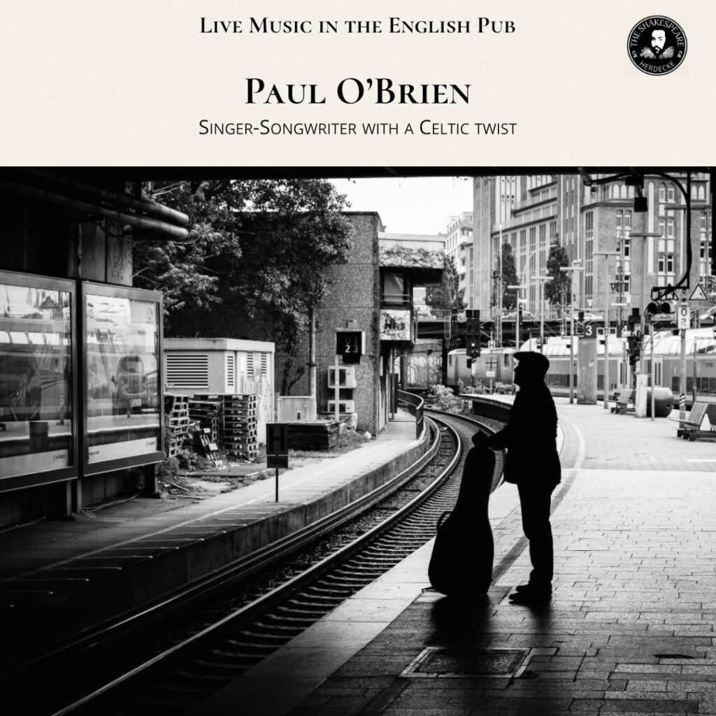 Live Music in the English Pub - Paul O’Brien - Singer-Songwriter with a Celtic twist