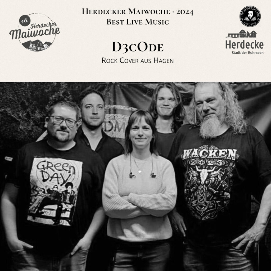 Herdecker Maiwoche · 2024 Best Live Music D3cOde Rock Cover aus Hagen