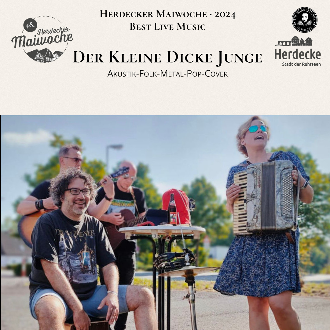 Herdecker Maiwoche · 2024 Best Live Music Der Kleine Dicke Junge Akustik-Folk-Metal-Pop-Cover