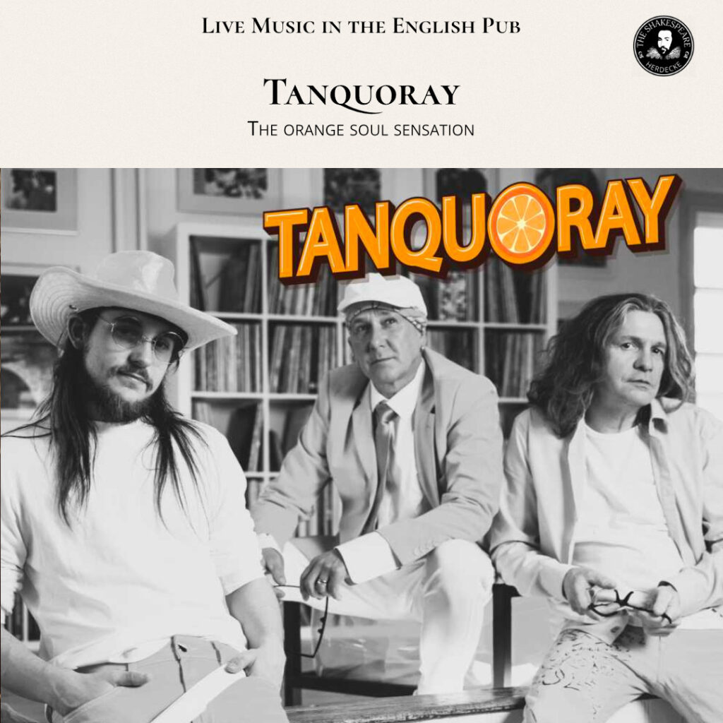 Live Music in the English Pub Tanquoray The orange soul sensation