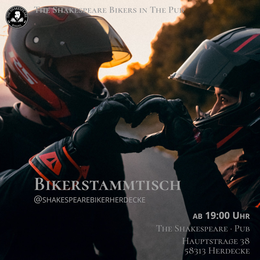 The Shakespeare Bikers in The Pub Bikerstammtisch @shakespearebikerherdecke