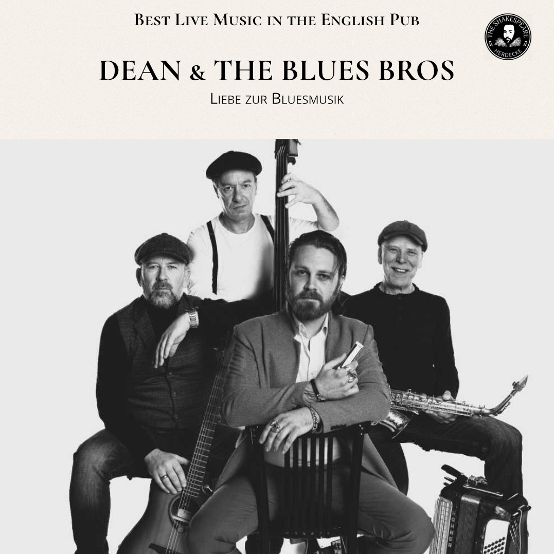 Best Live Music in the English Pub DEAN & THE BLUES BROS Liebe zur Bluesmusik