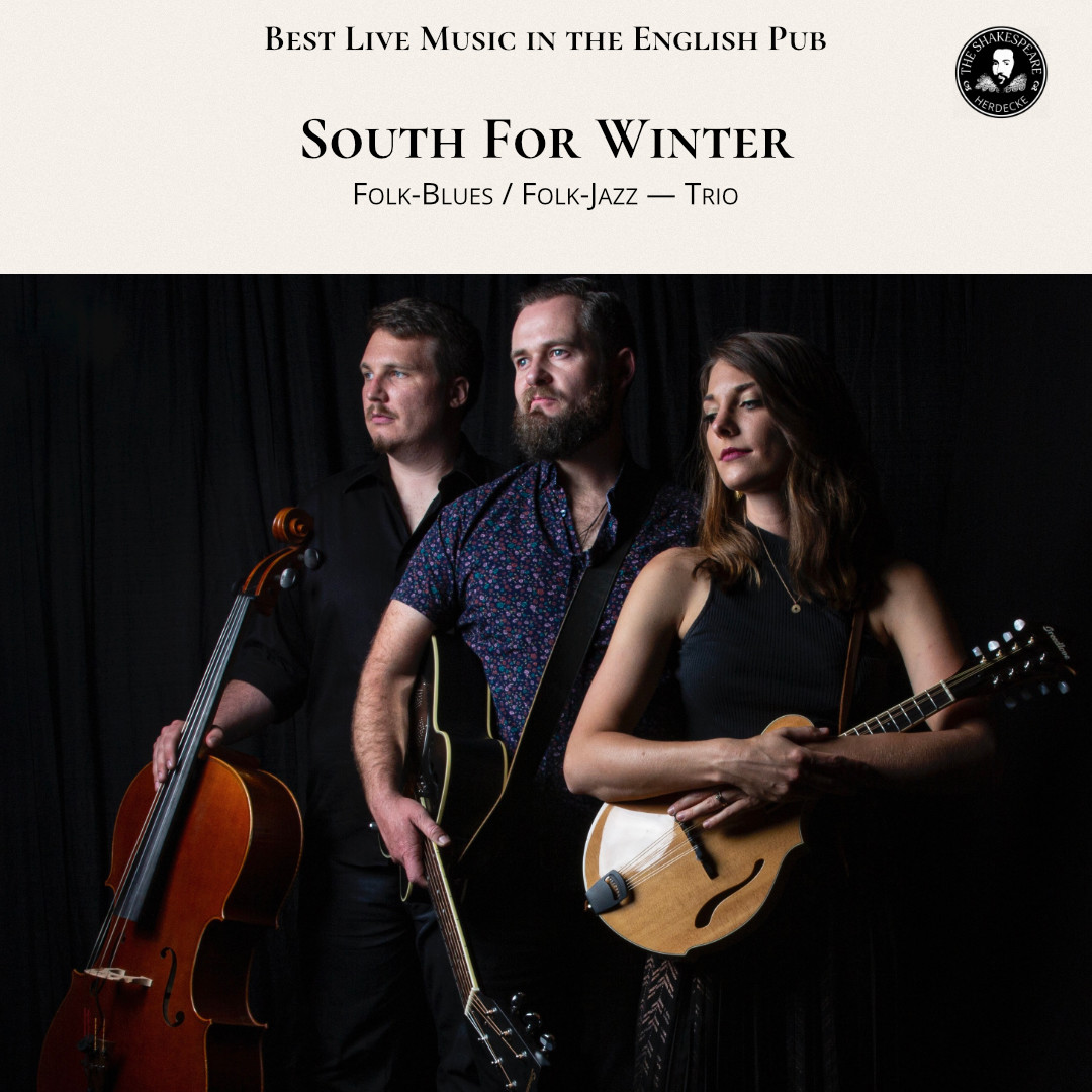 Best Live Music in the English Pub South For Winter Folk-Blues / Folk-Jazz — Trio