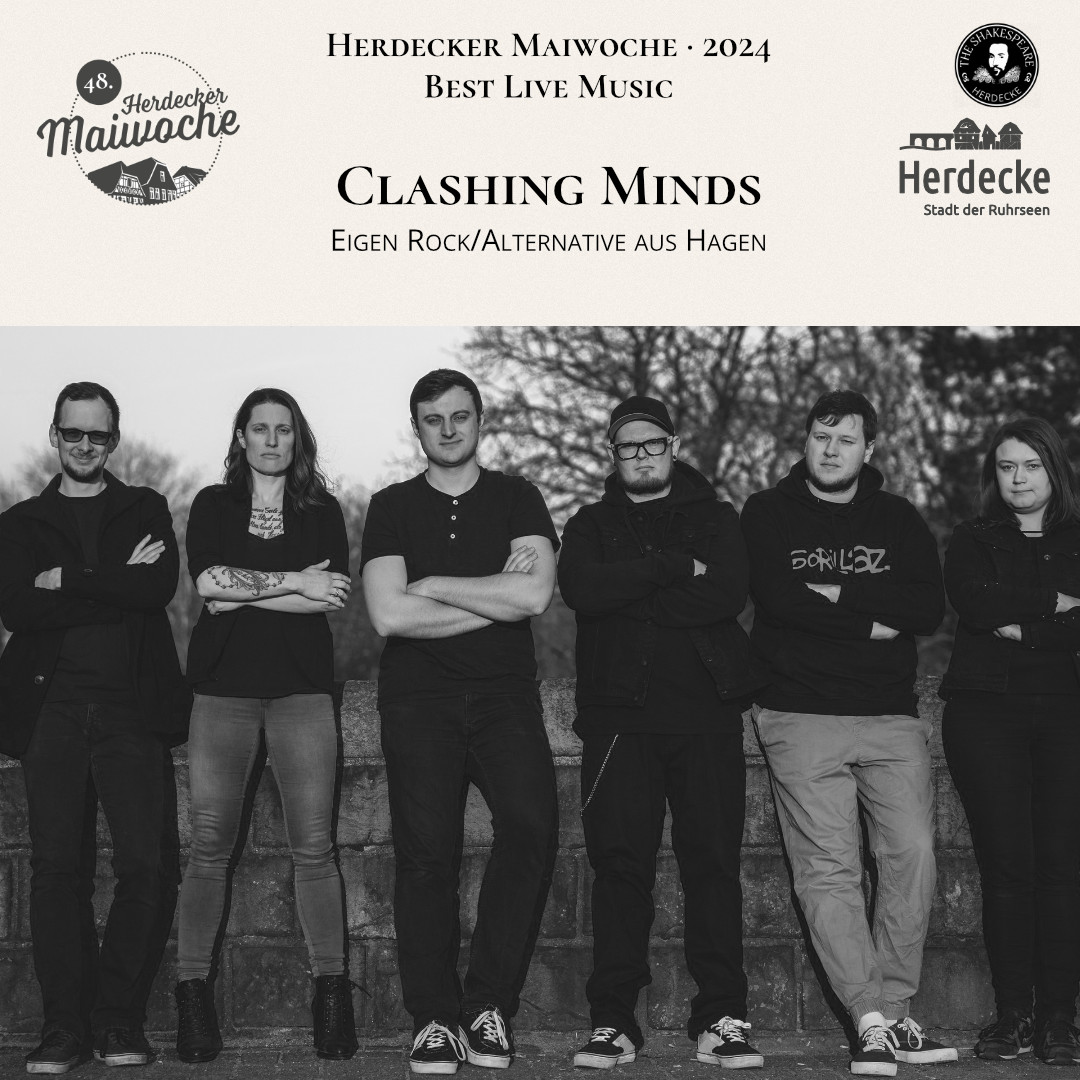 Herdecker Maiwoche · 2024 Best Live Music Clashing Minds Eigen Rock/Alternative aus Hagen