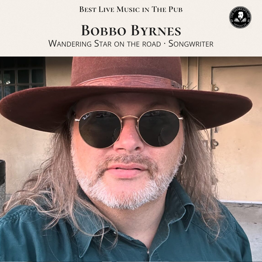 Best Live Music in The Pub Bobbo Byrnes Wandering Star on the road · Songwriter