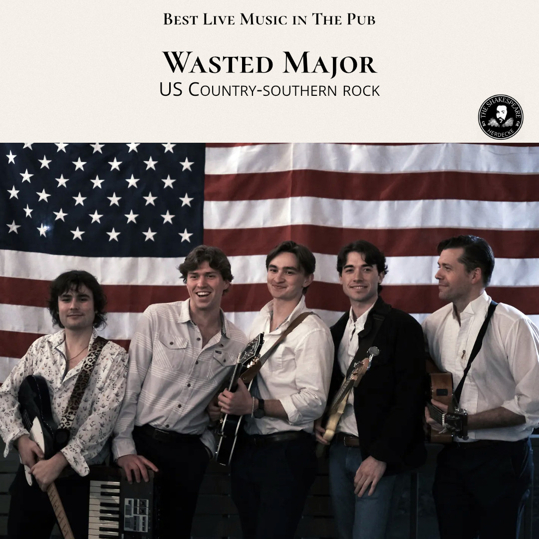 Best Live Music in The Pub Wasted Major US Country-southern rock