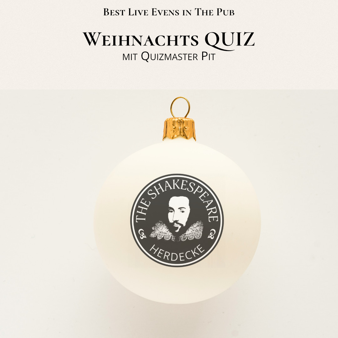 Best Live Evens in The Pub Weihnachts QUIZ mit Quizmaster Pit