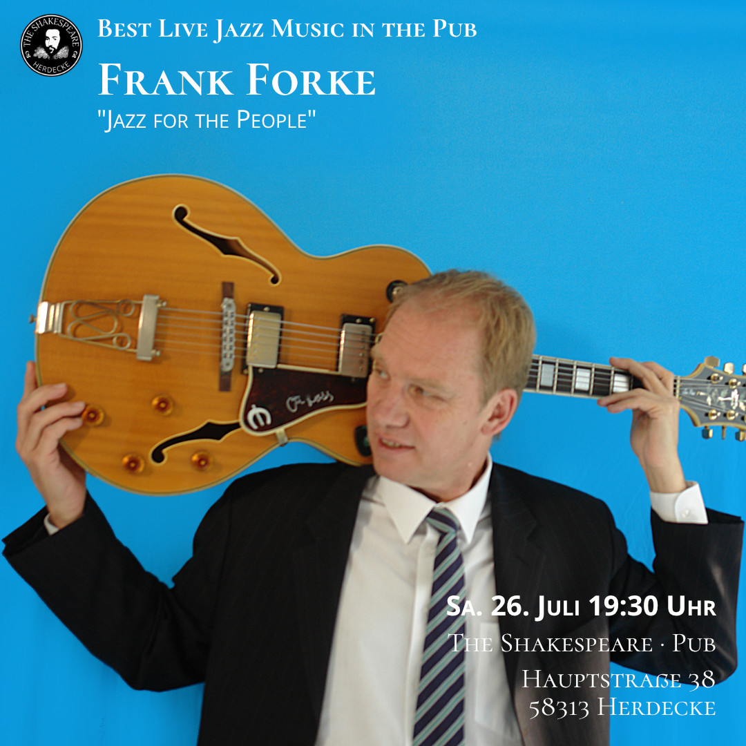 Best Live Jazz Music in the Pub Frank Forke "Jazz for the People"