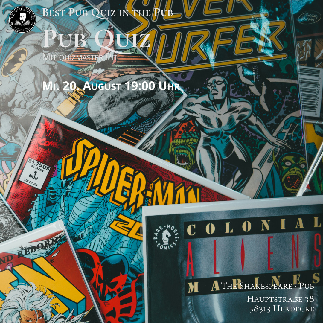 Best Pub Quiz in the Pub Pub Quiz Mit quizmaster Pit Mi. 20. August 19:00 Uhr