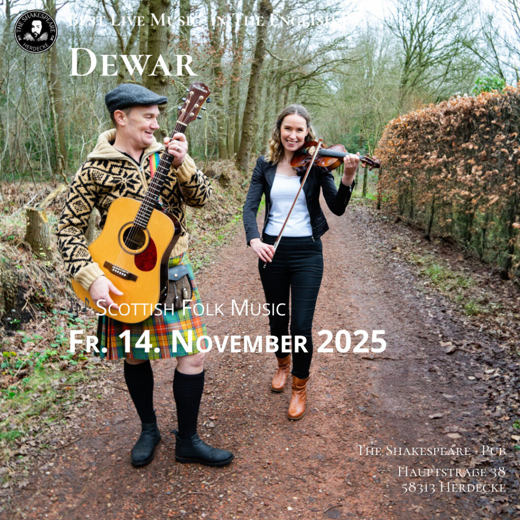 Best Live Music in The English Pub Dewar - Scottish Folk Music Fr. 14. November 2025