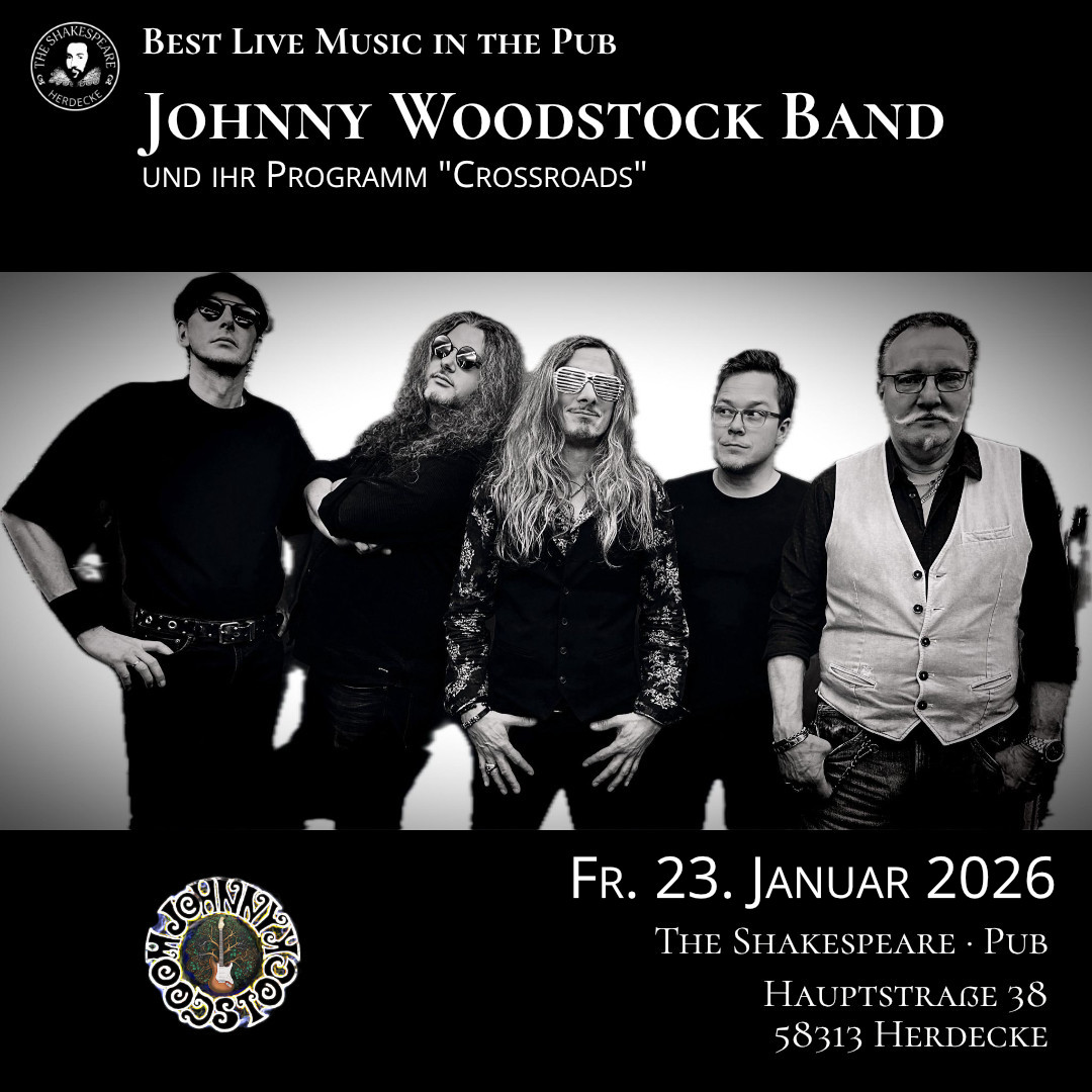 Johnny Woodstock Band & „Crossroads“ 🎶 BEST LIVE MUSIC