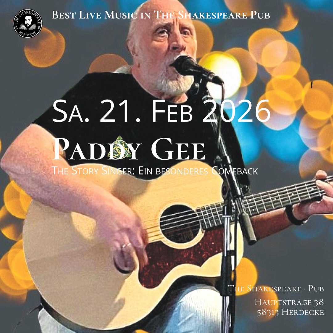 Paddy Gee – The Story Singer: Ein besonderes Comeback