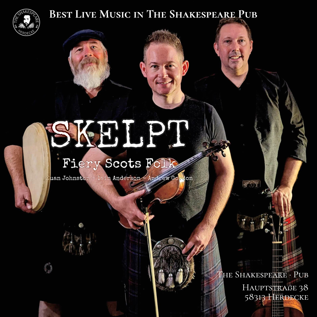 🏴󠁧󠁢󠁳󠁣󠁴󠁿 Schottische Nacht im The Shakespeare Pub: SKELPT LIVE! 🎻