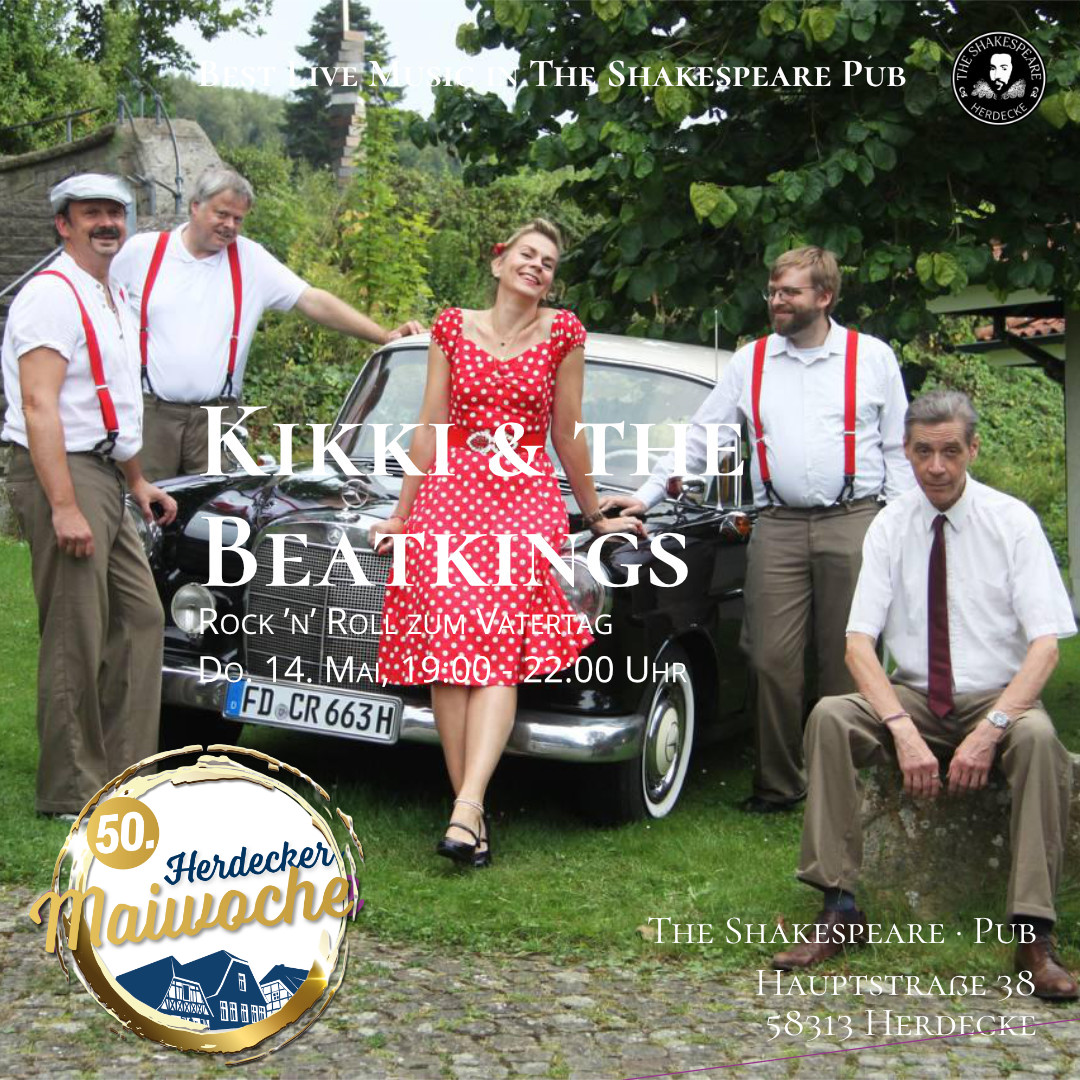 Kikki & the Beatkings Rock ’n’ Roll zum Vatertag
