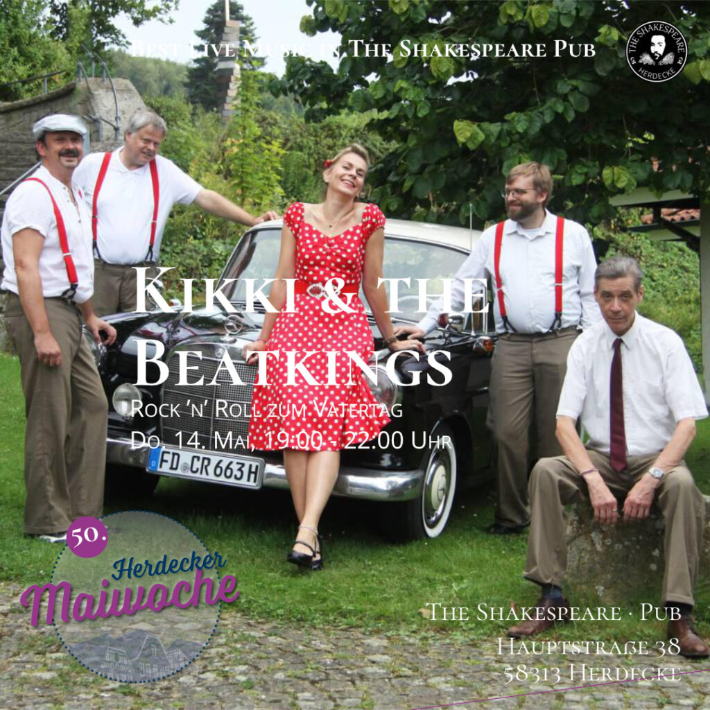 Kikki & the Beatkings Rock ’n’ Roll zum Vatertag