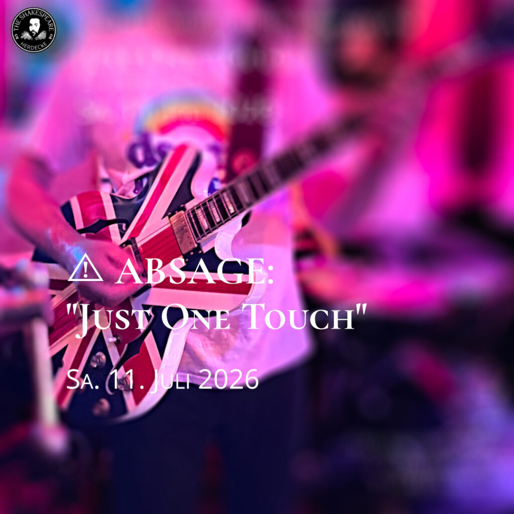 ⚠️ ABSAGE: "Just One Touch" am kommenden Samstag (11.07.) ⚠️