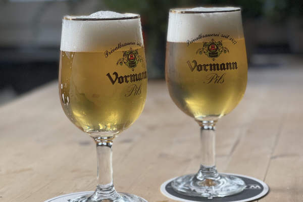 Fresh pint at The Shakespeare Pub