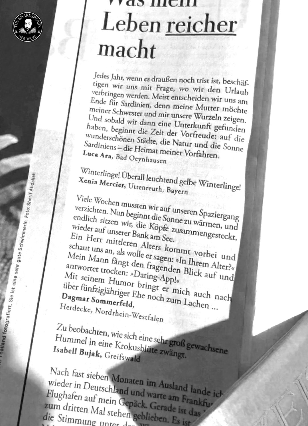 ZEIT: was dem Leben reicher macht