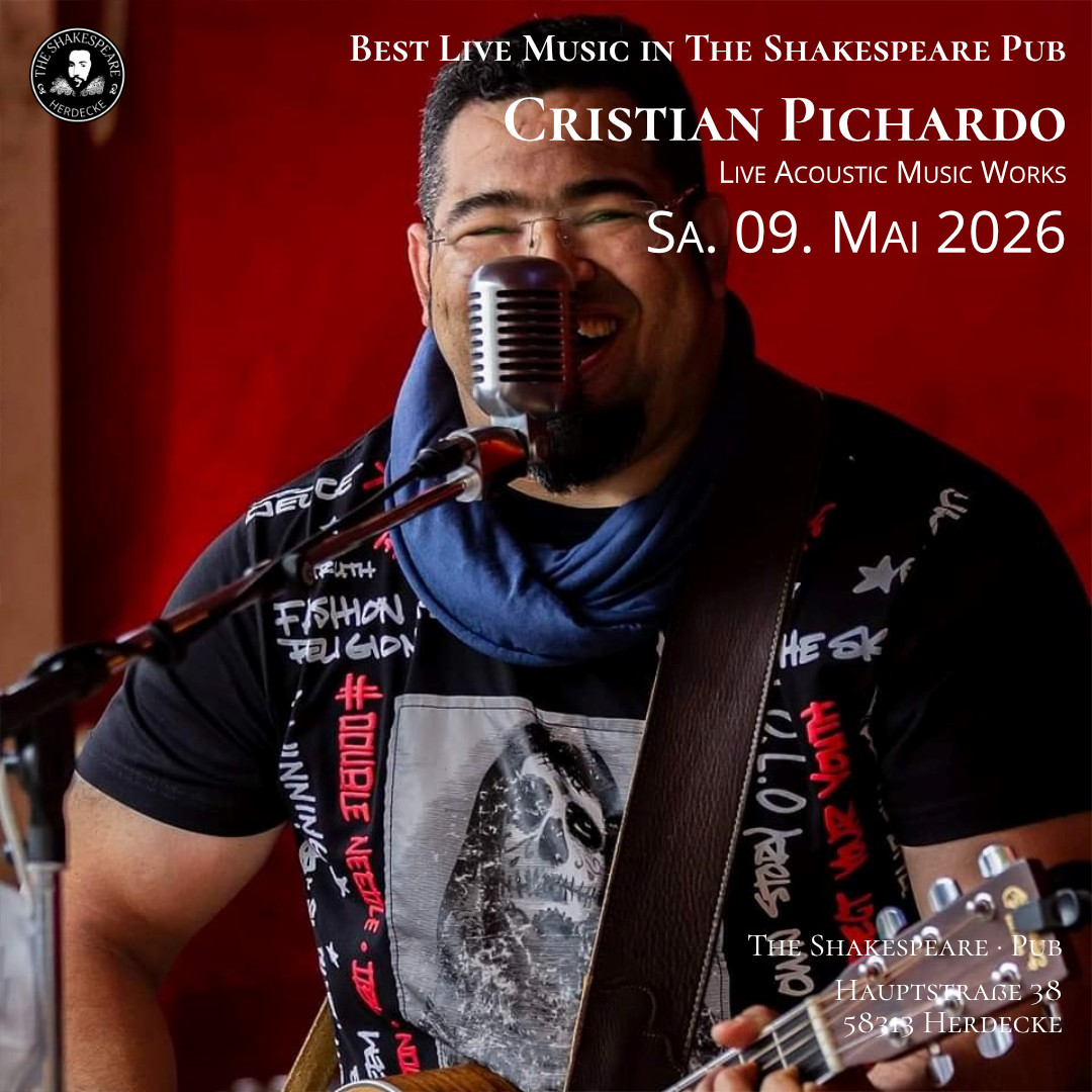 🎶 BEST LIVE MUSIC: Cristian Pichardo im Shakespeare Pub 🎸