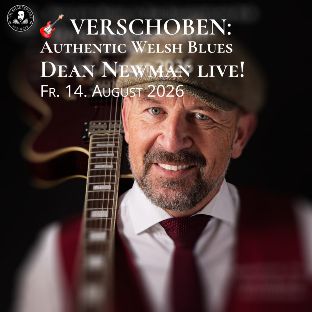 🎸 VERSCHOBEN: Authentic Welsh Blues – Dean Newman live!