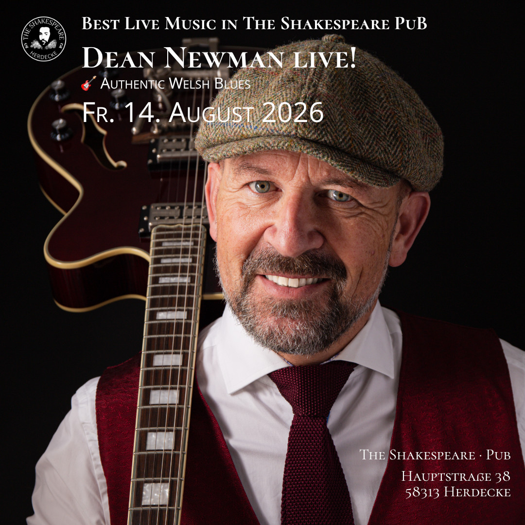 🎸 Authentic Welsh Blues: Dean Newman live!