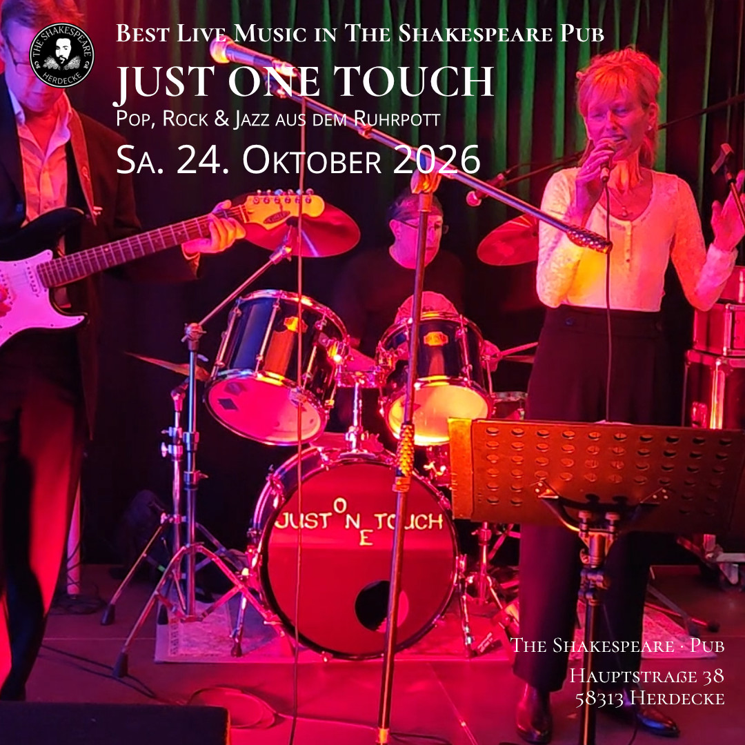 LIVE MUSIC: JUST ONE TOUCH – Pop, Rock & Jazz aus dem Ruhrpott