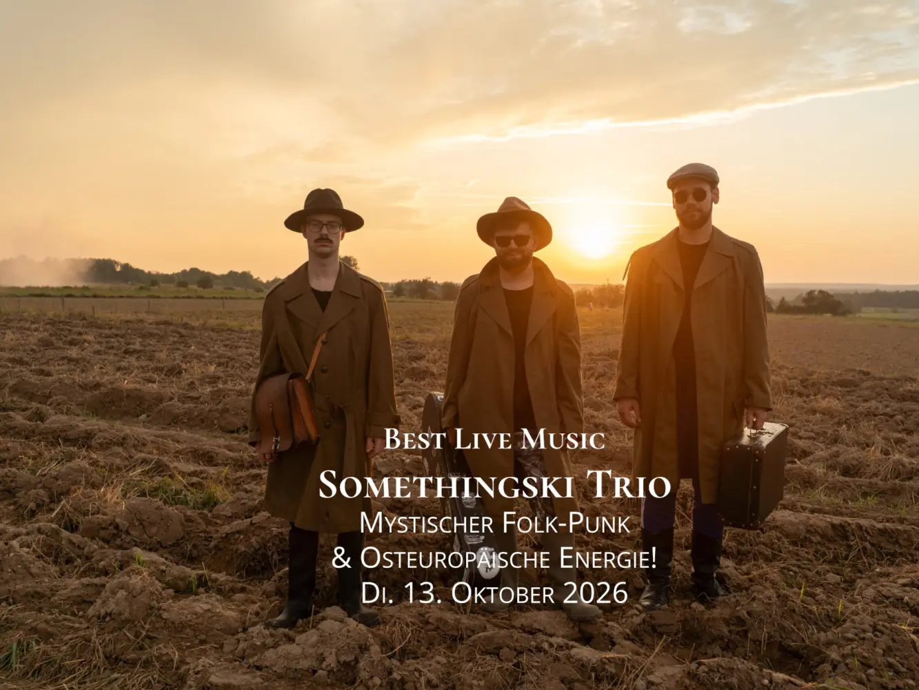 🎻 BEST LIVE MUSIC: Somethingski Trio – Mystischer Folk-Punk & Osteuropäische Energie! 🔥