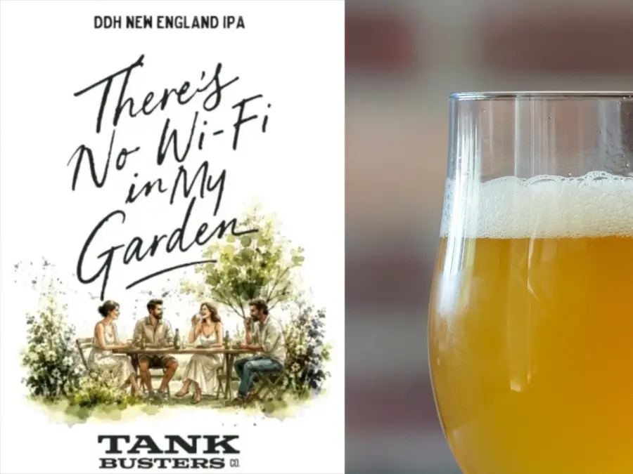 TankBusters - There's no Wi-Fi in my garden TankBusters IPA - Double New England / Hazy